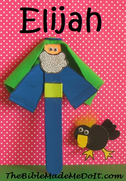 Elijah Puppet ELIJAH AND THE RAVEN | The Bible made me do it!